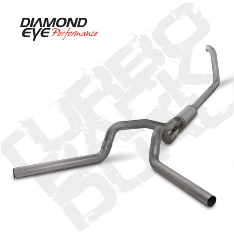 Ford F350 Performance Exhaust - Diamond Eye Performance - Turbo Back Dual - `00-`03